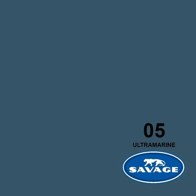 SA 05 Ultramarine - Fundo Infinito de Papel 2,72 X 11m SAVAGE (importado)