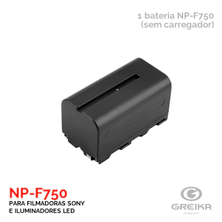 Bateria NP-F750 (4400mAh e 7.2V)