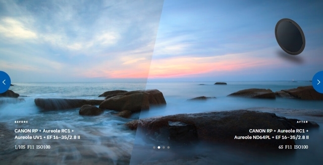 Filtros com Adaptador BENRO AUREOLE RC13 (CAMERA CANON RF - LENTES CANON EF) - comprar online