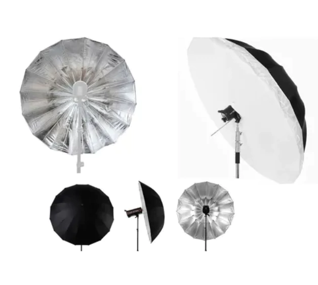 Sombrinha Softbox Octagonal White Bounce RUS100 (100cm) - CAMERA NINJA • PHOTO VIDEO STORE