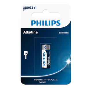 Pilha Philips Alcalina A23 12V 8LR932 (transmissor ct16)