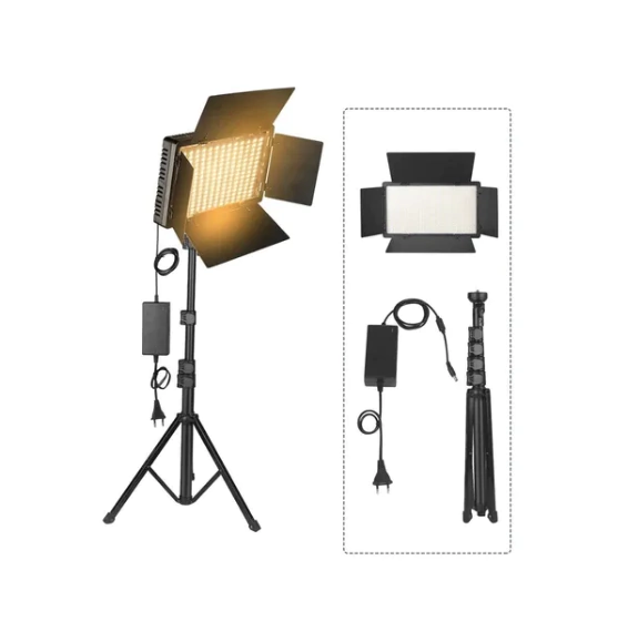 Iluminador Somita Led 800 bicolor 65w + tripé 2m