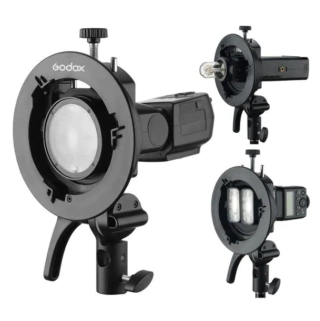 Suporte para Flash Godox S2 encaixe Bowens para Flash Godox V1 / ad200/ ad300 / ml60