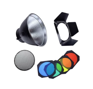 KIT Godox Barndoor BD-04 + Refletor QTII7 (18cm)