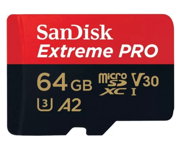 Micro SD - SanDisk Extreme Pro 64gb V30 (200 mb/s)