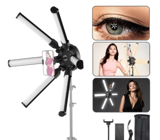 Iluminador Starled - Led Bicolor 54w Greika AL60X + Suporte Para Celular