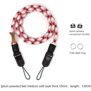 Alça de Ombro Cordão com Liberação Rápida ( PLUM POWDER - 120cm)