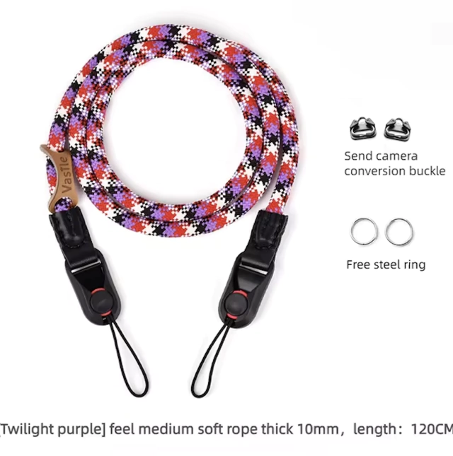 Alça de Ombro Cordão com Liberação Rápida (TWILIGHT PURPLE - 120cm)