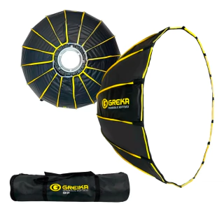 Softbox Parabólico Bowens 90cm sem Grid - Greika GKP-90 (Montagem Rápida)