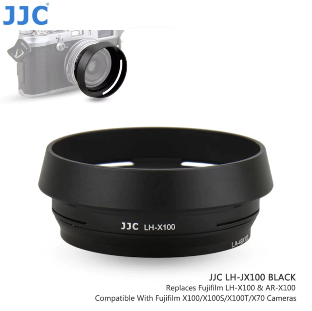 Parasol JJC LH-JX100 BLACK para FujiFIlm X100VI ( com adaptador filtro 49mm) na internet