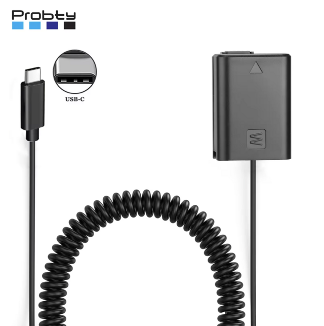 Adaptador Dummy Bateria Sony FW50 (Usb-c) consulte compatibilidade de cameras na internet