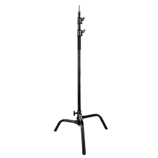 Tripé Aço Inox Preto PK-L0082 com base C-Stand ( 3.30m alt. max - 20kg capacidade) - comprar online