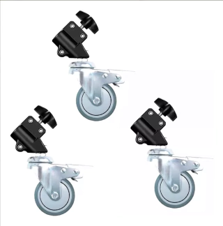 Kit 3 Rodinhas para Tripé Inox FC-S288L / Greika LSW-22M - comprar online