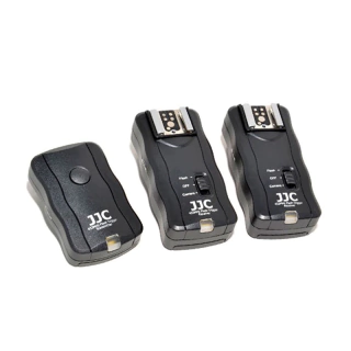Kit Radio Flash JJC JF-U2 (1 transmissor e 2 receptores)