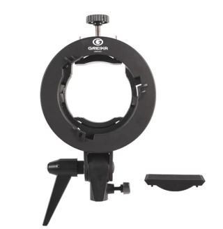 Suporte para Flash Greika S-GT encaixe Bowens (Flash Speedlite Cabeça Redonda / Retangular) - comprar online