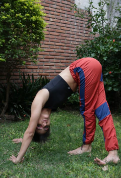 Pantalón MOVE naranja-azul en internet