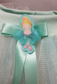 Tutú ballerina acqua
