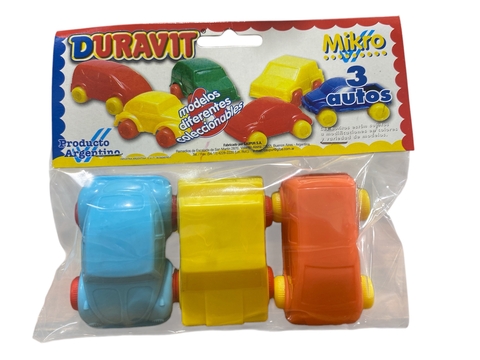 Pack por 3 autos modelos diferentes Duravit cod. 2092
