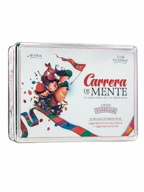 Juego Carrera de mente versión Familiar con 2 niveles de preguntas - Cod. 9016