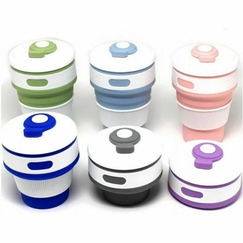 Vaso Térmico Silicona Plegable Surtido - Cod. 39074