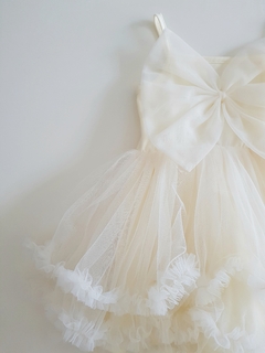 Beige cute bow - comprar en línea