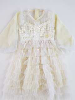 Winter beige dress