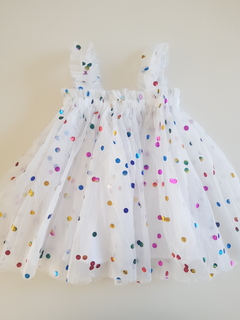Vestido dot colores