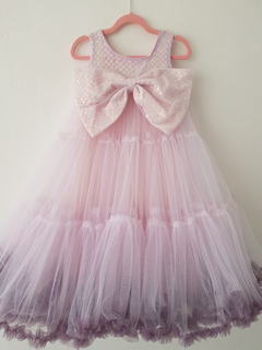 Lila shine bow