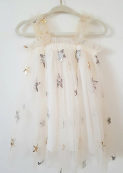 Beige little stars