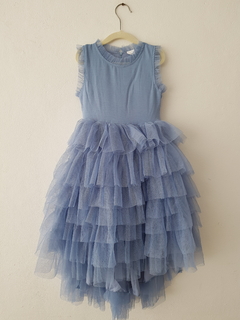 Happy blue dress