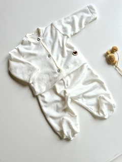 Conjunto PLUSH ♥ NATURAL ♥ saquito+ranita en internet