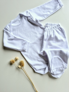Conjunto body+ranita PIMA PREMIUM ❤ blanco ❤ en internet