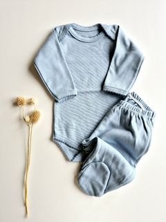 Conjunto body+ranita PIMA PREMIUM ❤ celeste ❤ - comprar online