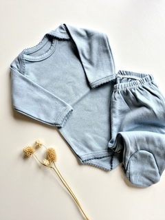Conjunto body+ranita PIMA PREMIUM ❤ celeste ❤ en internet