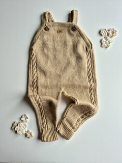 Jardinero tejido ❤ BEIGE - comprar online