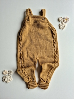 Jardinero tejido ❤ CAMEL - comprar online
