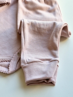 Conjunto body+legging 100% algodón ❤ rosa vintage ❤ - tienda online