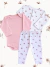Conjunto 3 piezas Dulce Rosa vintage - comprar online