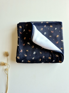 Manta plush+polar *LIBERTY AZUL* - comprar online
