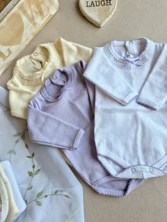 Pack x 3 BODYS *LILA* - Cosita Linda - Bebés 