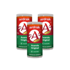 Cristais De Gengibre Acerola 15g Ardrak - 3 Unidades