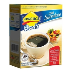 Adoçante Lowçucar Sucralose 30g Com 50 Sachês - Kit 3 Unidad