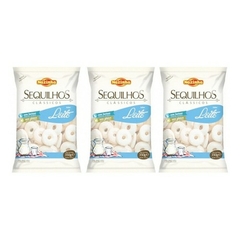 Kit 05 Sequilhos Leite Sem Lactose E Sem Glúten 300g Nazinha