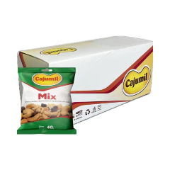 Cajumil Mix De Castanhas 40g Dunorte Caixa 10 Unidades