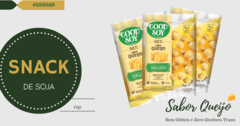 Snack de Soja e Legumes Sabor Queijo - Hunger.Fit