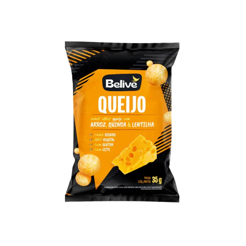 Snack De Arroz Sabor Queijo 35g Belive