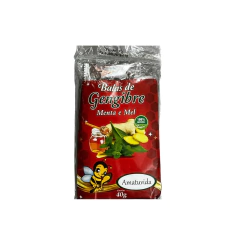 Kit 10 Pacotes Balas De Gengibre Menta E Mel 40g Amatuvida - comprar online