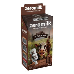 Chocolate Vegano Zeromilk 70% Cacau 70g Tudo Zero Leite
