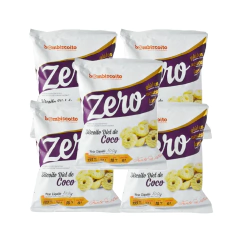 Kit 05 Bom Biscoito Coco Zero Açúcar, Glúten E Lactose 100g