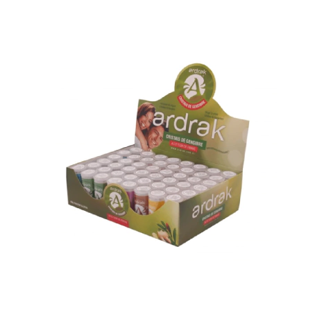 Cristais De Gengibre Ardrak Caixa 48 Unidades Sortidas